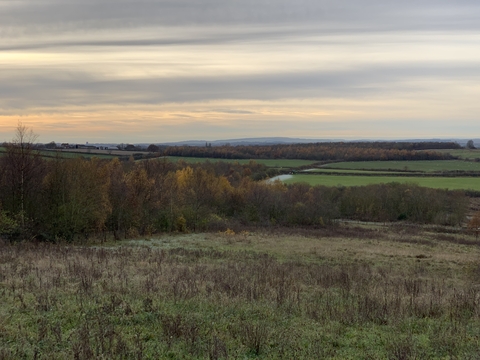 View of rainton meadows in autumn