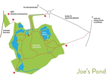 Joe’s Pond Nature Reserve map