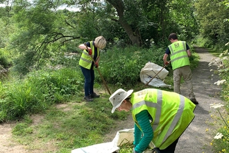 Volunteers at Low Barns Nature Reserve