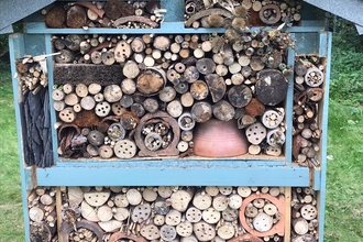 new bug hotel front view