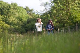 Girls in meadow Young Rangers