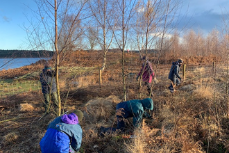 Heart of Durham Task Day scrub management at Pow Hill Heath