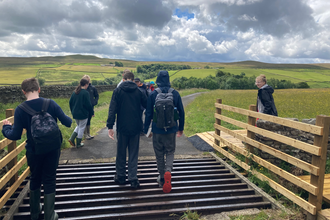 Young volunteers visit Hannah's Meadow