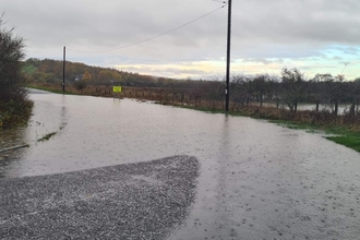 Rainton flooded drive
