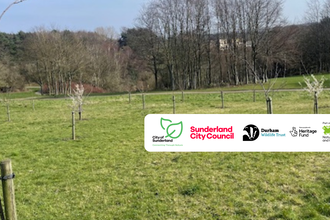 Princess Anne Park banner image with Connecting Through Nature partner logos