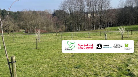 Princess Anne Park banner image with Connecting Through Nature partner logos