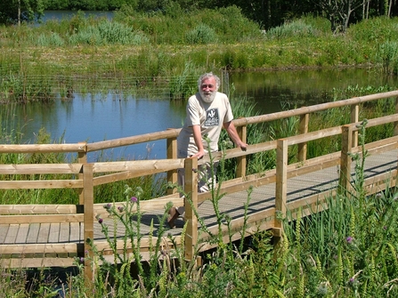 David Bellamy at Wild Wetlands launch at Low Barns Nature Reserve, July 2005