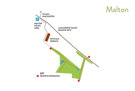 Malton Nature Reserve map