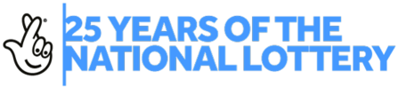 25 years national lottery logo