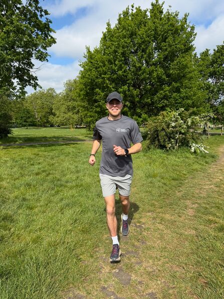 Jacob runs to raise money for durham wildlife trust