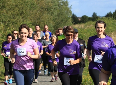 runners on the 2019 run rainton course